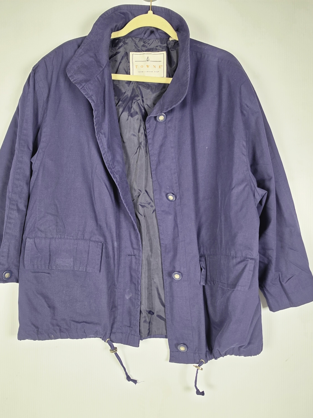 Vintage Towne From London Fog Purple Utility Jacket